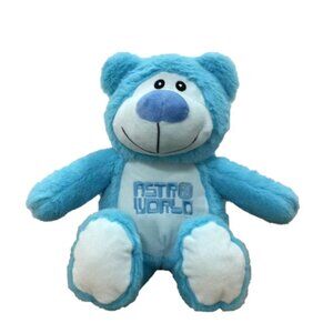 Astroworld Travis Scott Plush Bear Stuffed Animal Blue Toy Souvenir NEW